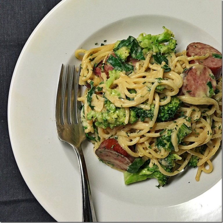 Smoked Sausage Pasta My Bizzy Kitchen