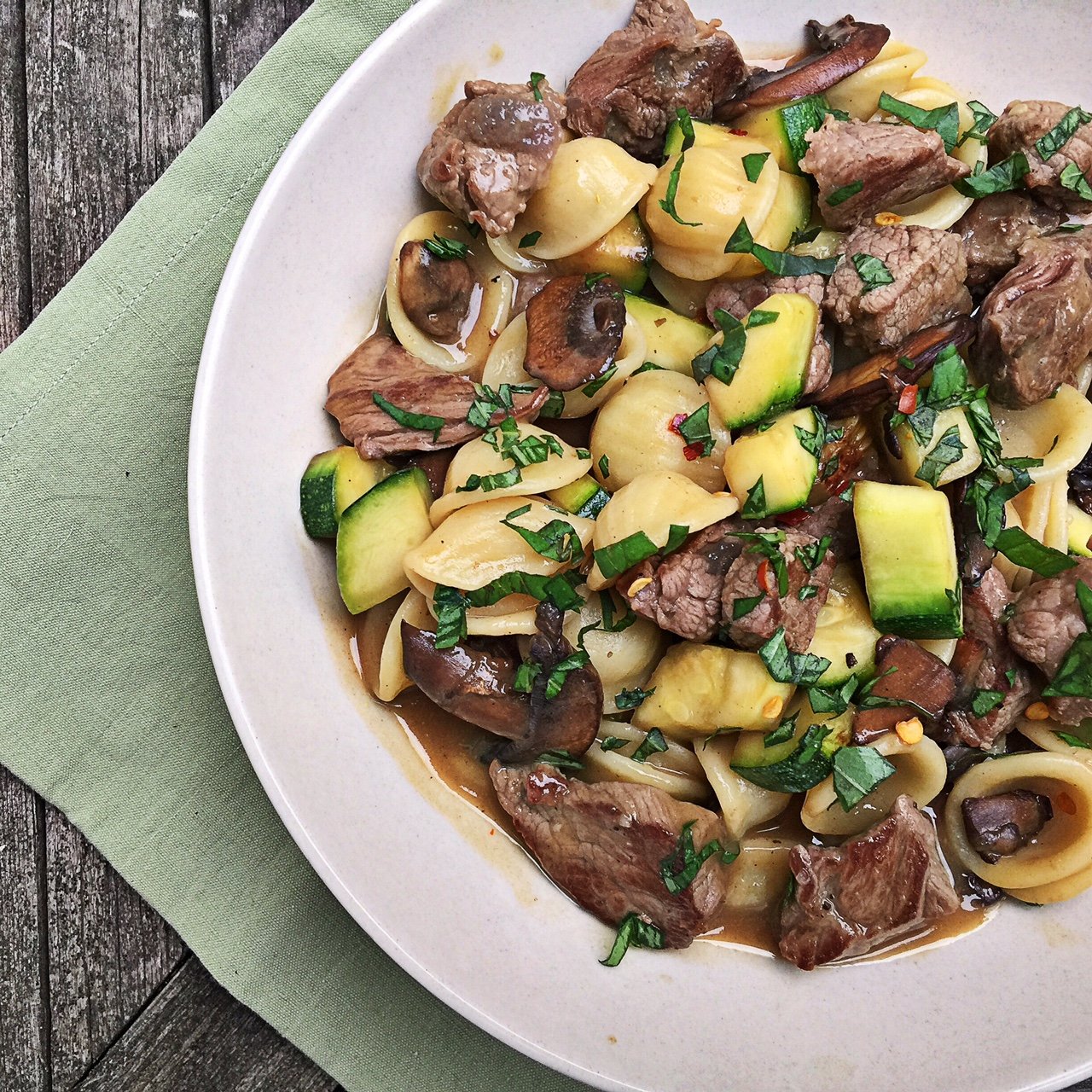 Beef and Mushroom Pasta My Bizzy Kitchen