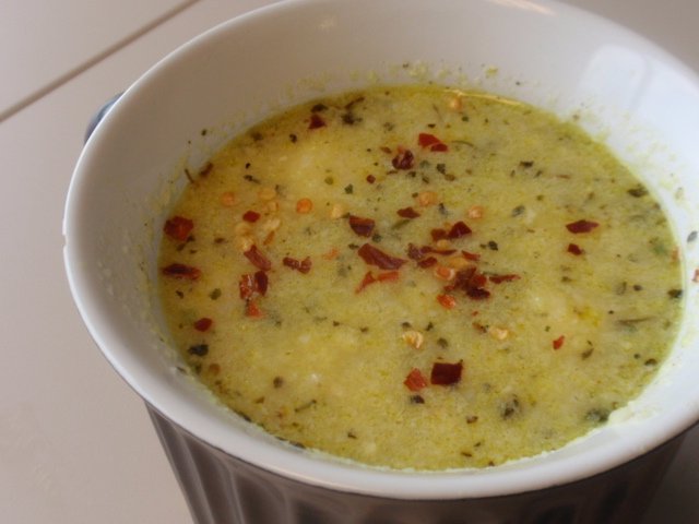 Cauliflower Soup and Hugh Jass Salad