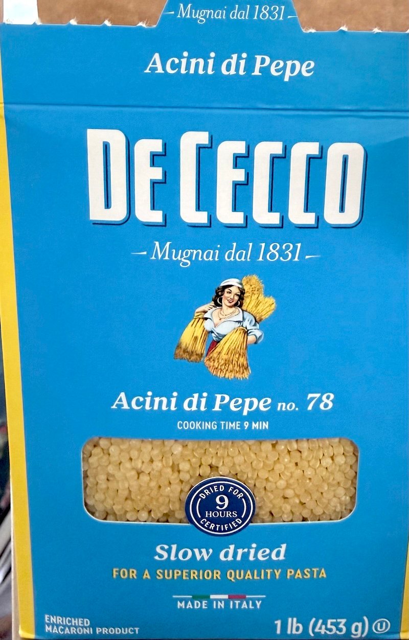 small shaped pasta