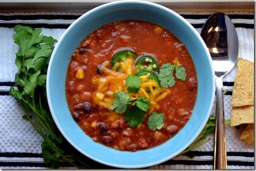 Souper Friday–Vegetarian Taco Soup