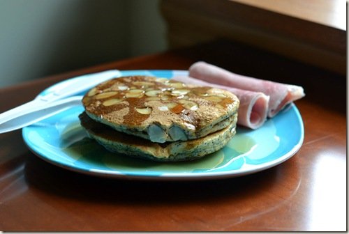 Almond Poppy Seed Pancakes