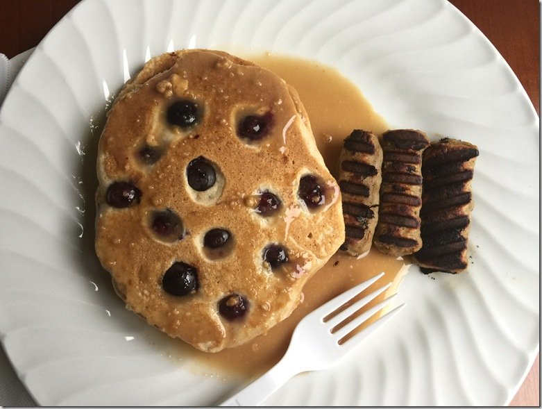 Chobani Blueberry Pancakes