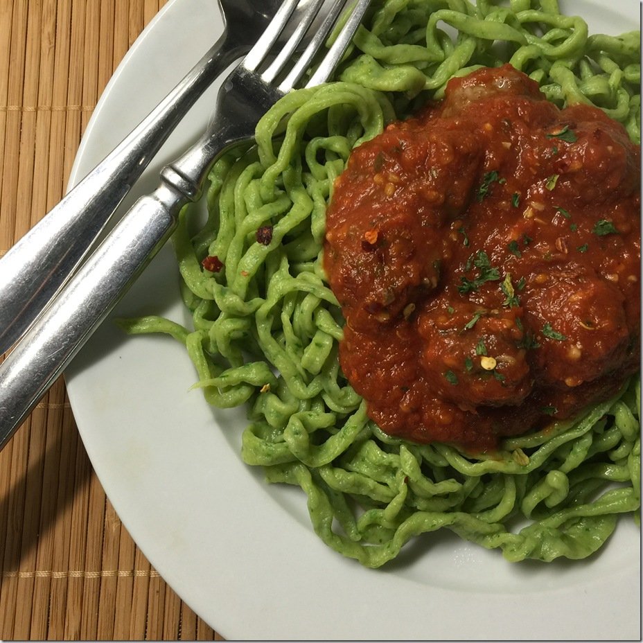 Homemade Spinach Pasta | My Bizzy Kitchen