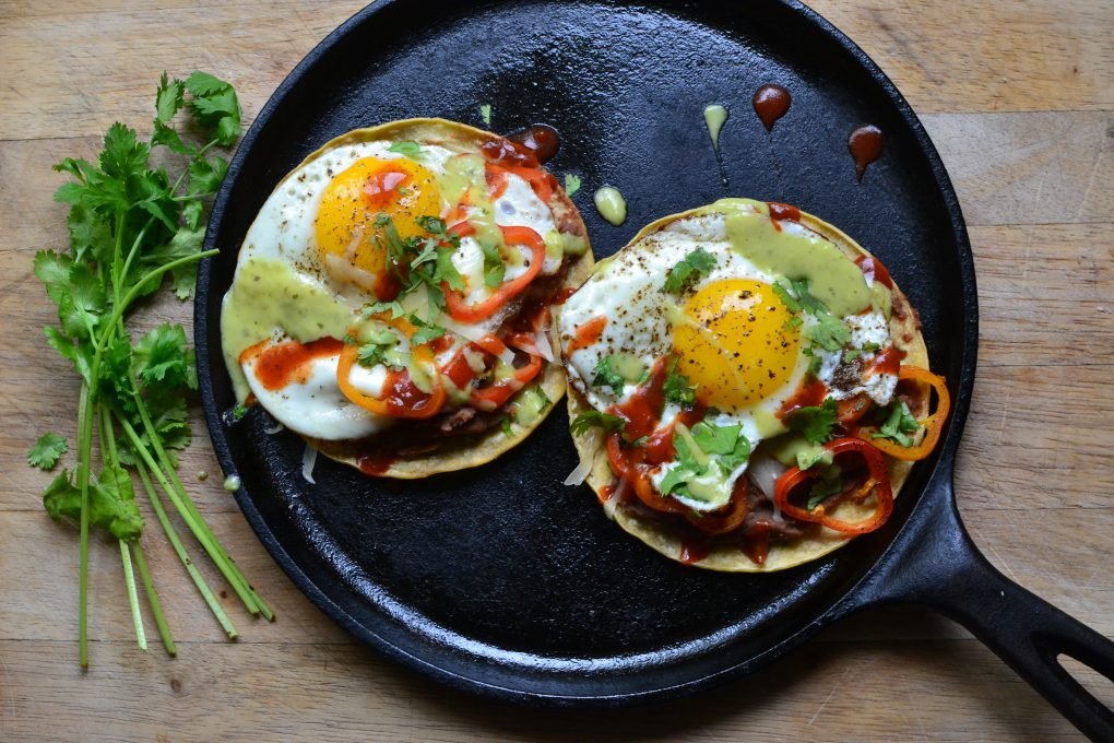 Breakfast Tostadas | My Bizzy Kitchen