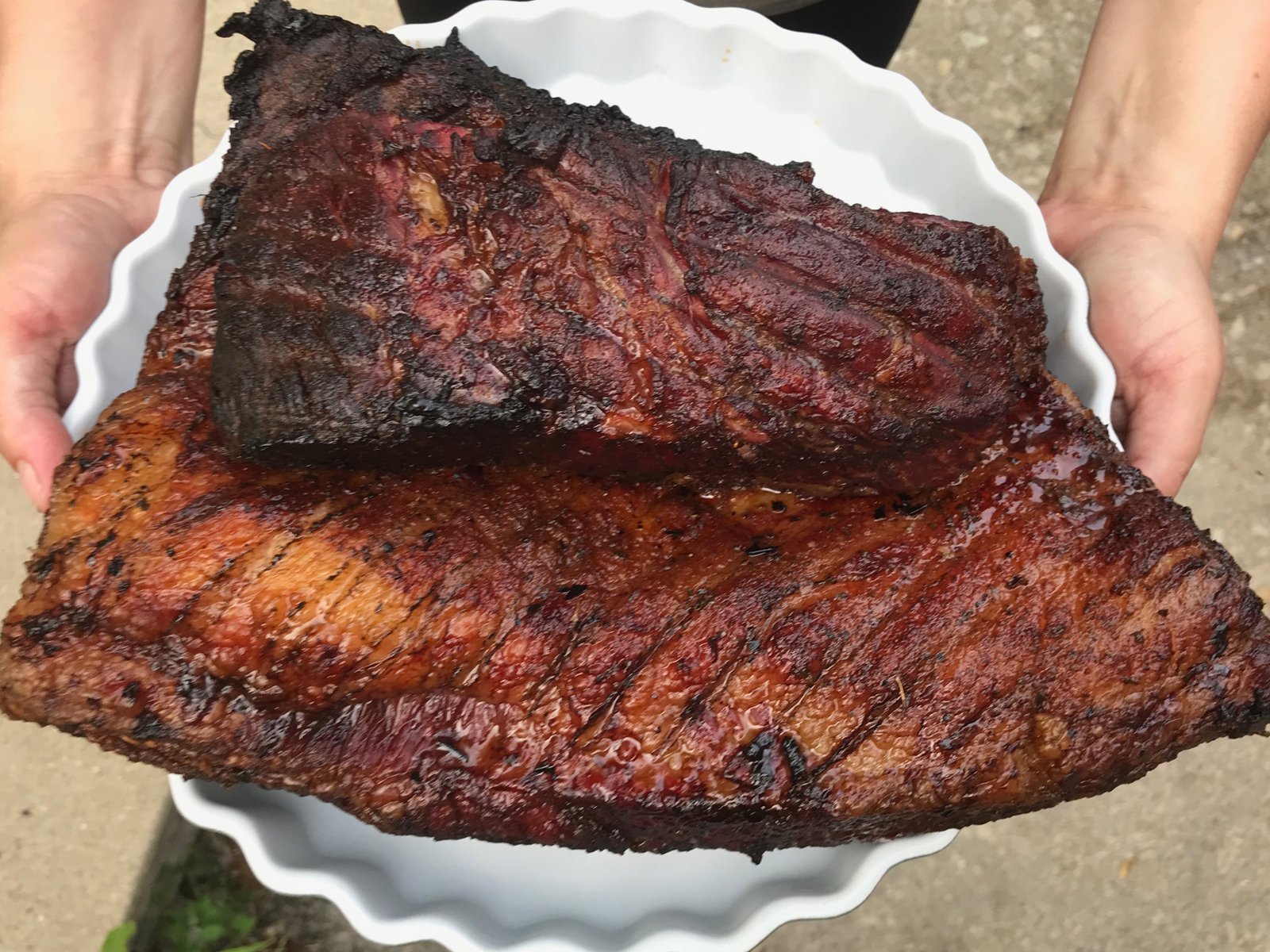 Smoked Brisket with Burnt Ends