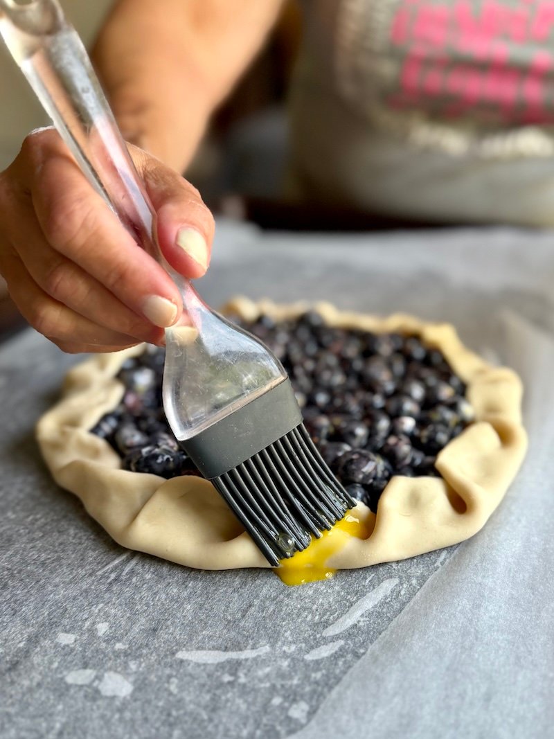blueberry galette
