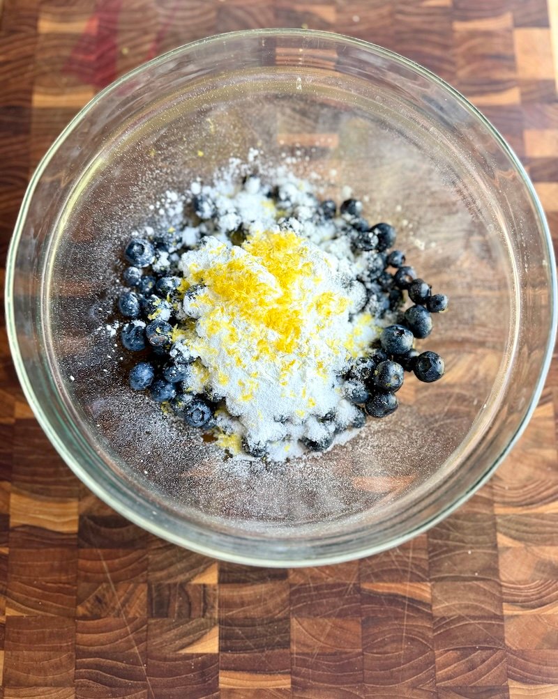 blueberry galette filling
