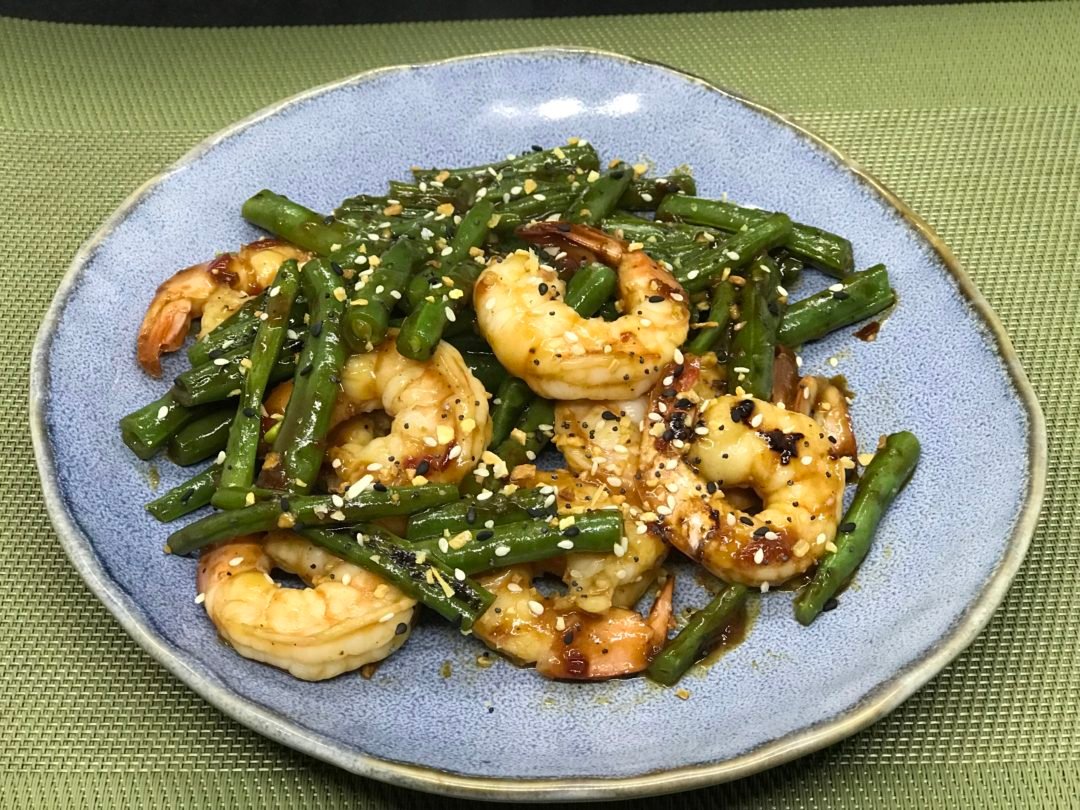 Shrimp and Green Bean Stir Fry | My Bizzy Kitchen