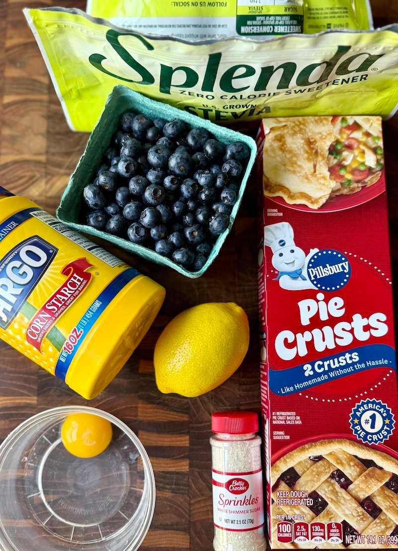 ingredients needed for blueberry galette