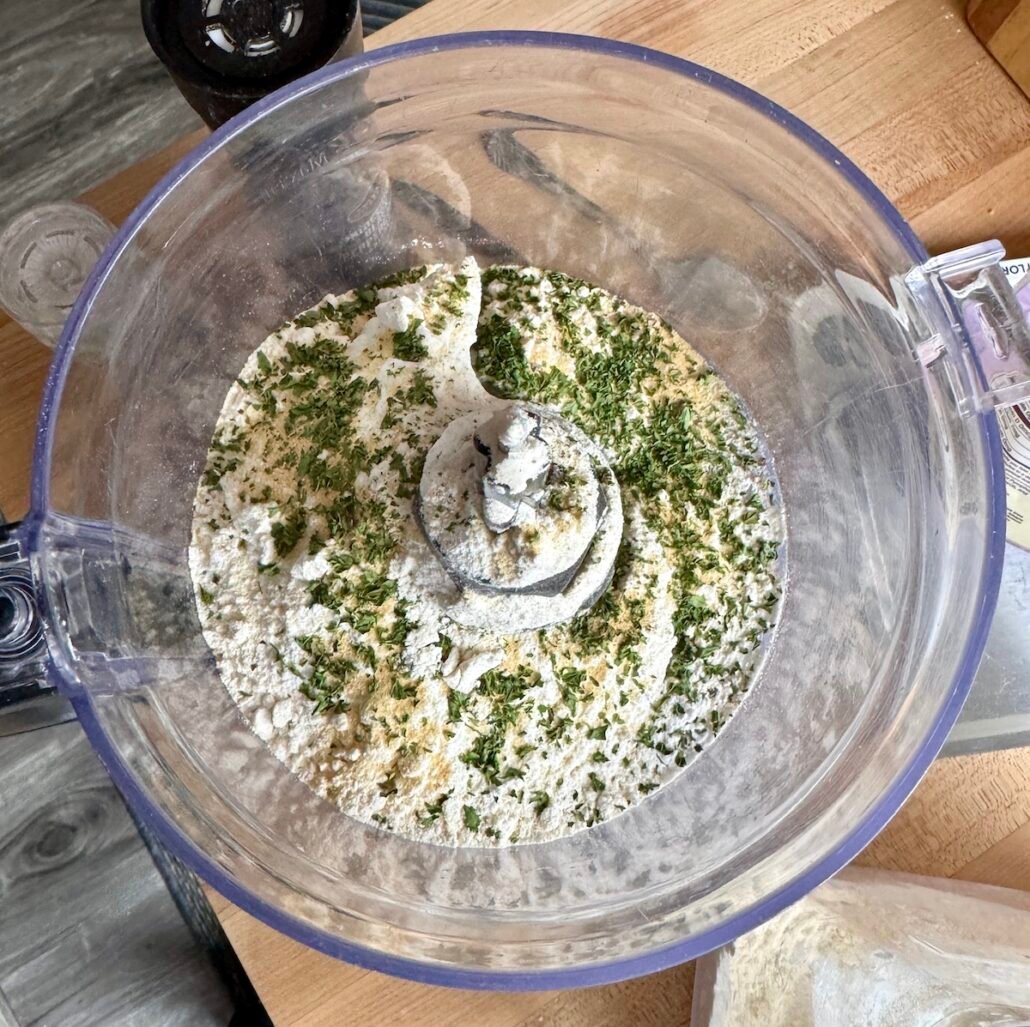 these are the dry ingredients needed for gnocchi