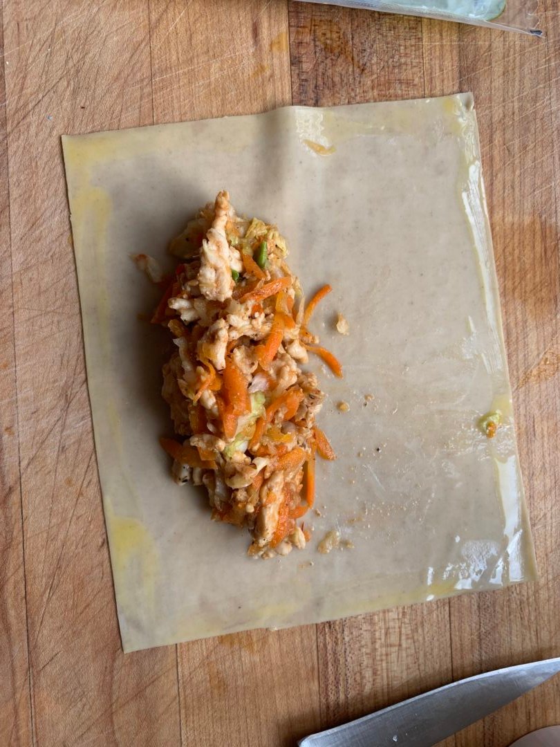 Turkey Air Fryer Egg Rolls My Bizzy Kitchen