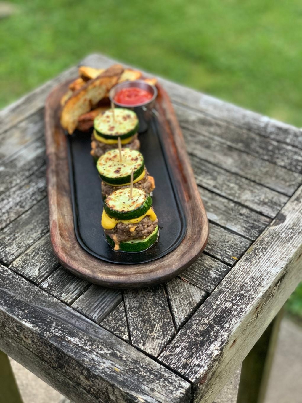 zucchini beef sliders