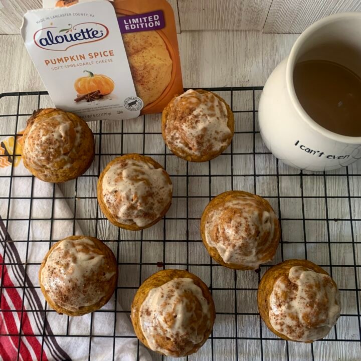 Pumpkin Cheesecake Muffins