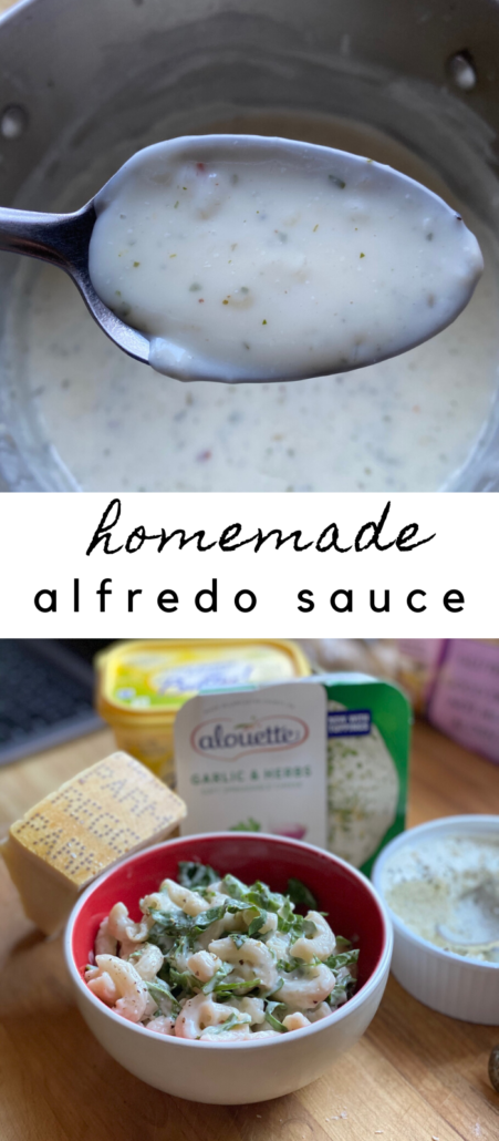 Not only is this recipe perfect as a side dish, but pair it with some grilled chicken or shrimp and you’ve got yourself a low point dinner. This sauce can be made for pasta or an alfredo pizza! Weight Watchers | 15 Minute Dinner | Alouette Cheese