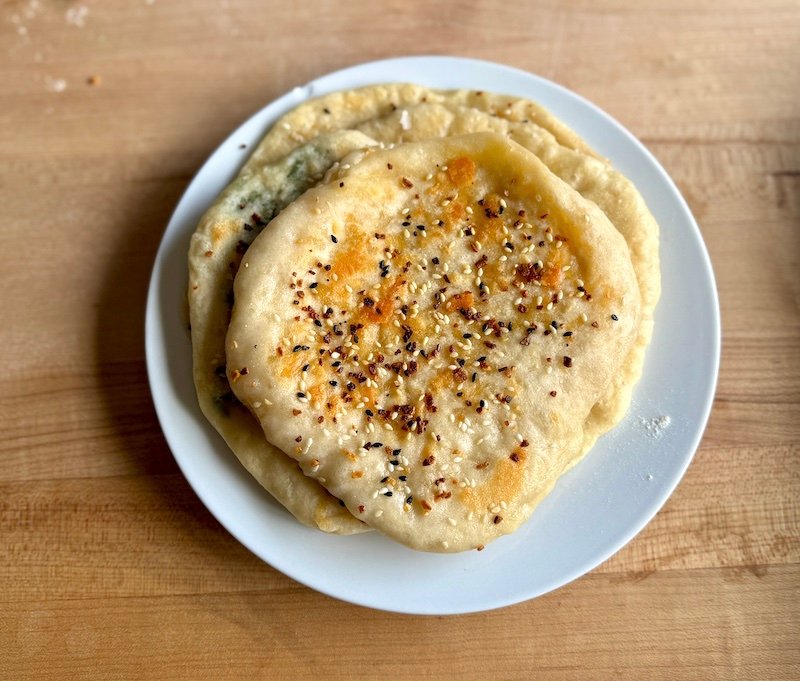 this is naan bread with cheese