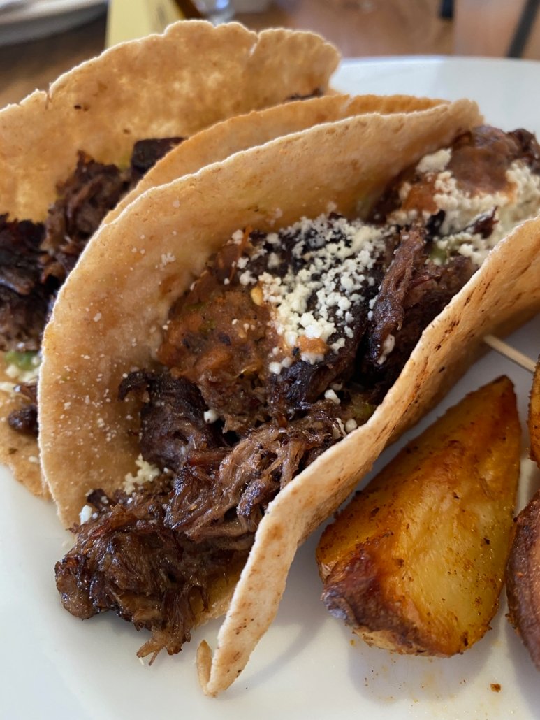 you can order anything on Weight Watchers like these short rib tacos