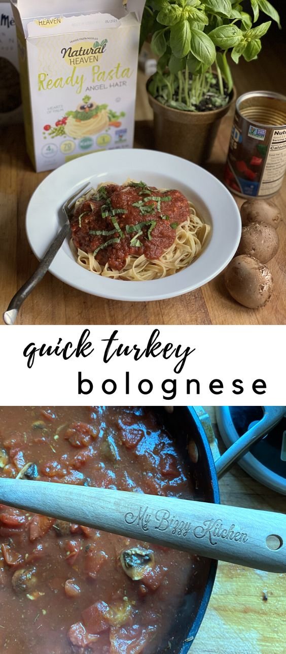 Quick Turkey Bolgonese My Bizzy Kitchen