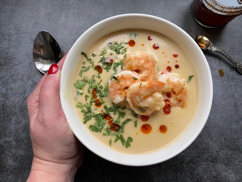 Easy Lobster Bisque Soup - Sugar and Soul