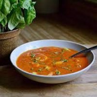 this is a bowl of cherry tomato soup