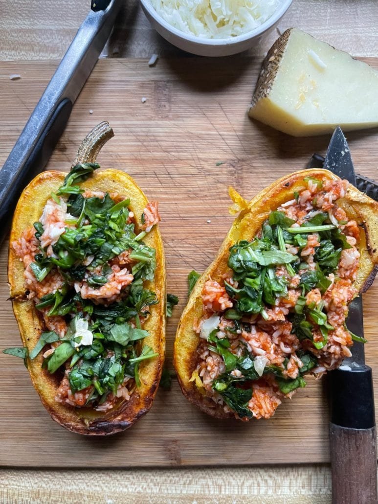 stuffed delicata squash