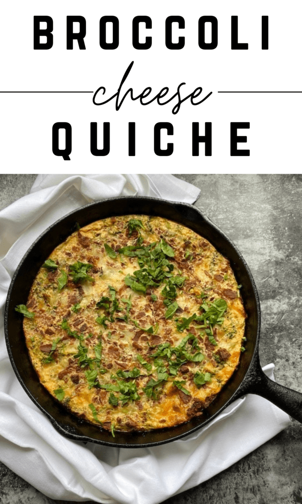 This breakfast quiche would make the perfect brunch recipe. It is made with filling ingredients like potatoes, vegetables, eggs, and cheese. If you are following WW, it's 4 points on #purple, 6 points on #blue, and 8 points on #green.