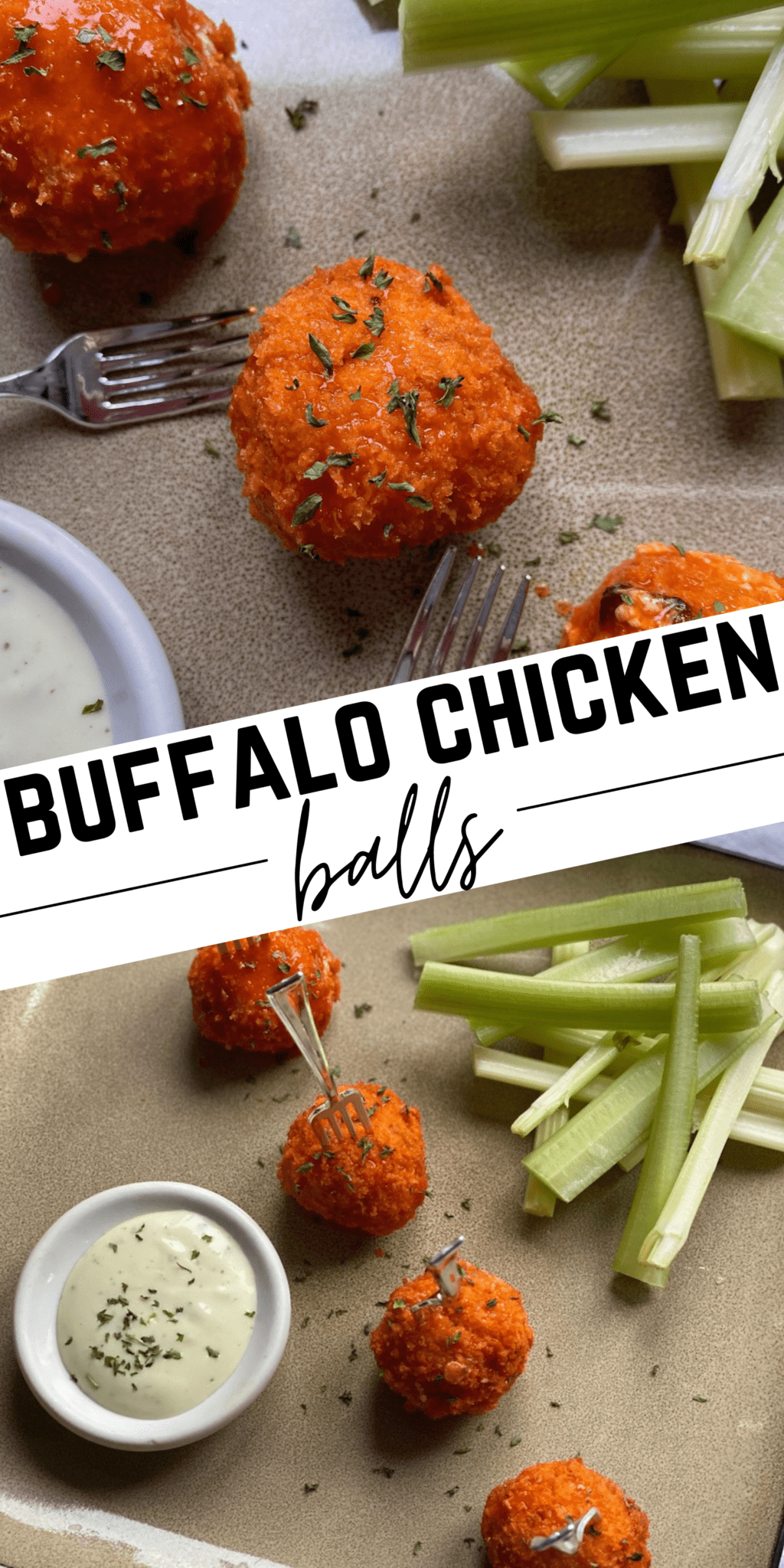 Buffalo Chicken Balls | My Bizzy Kitchen