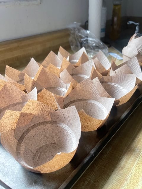 this is a photo of paper muffin cups