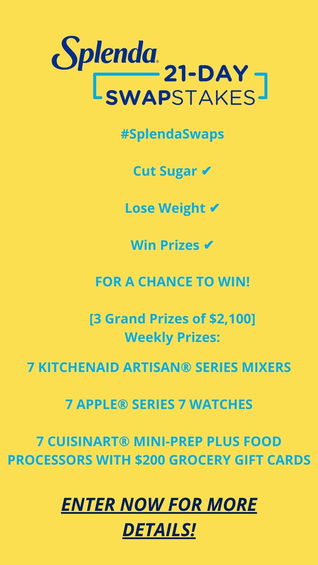 Splenda Swapstakes!
