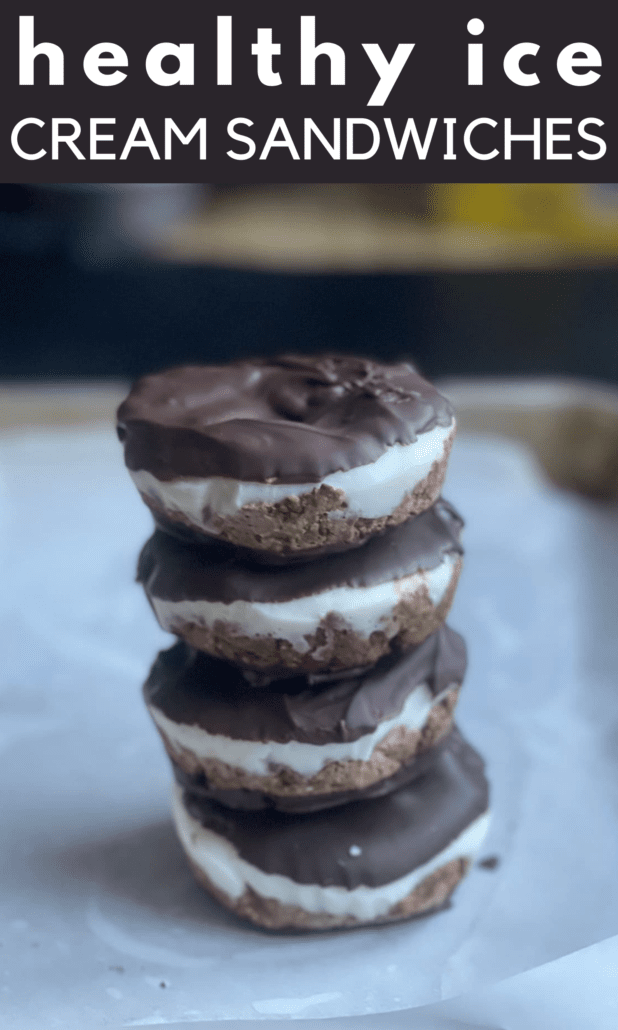 These homemade ice cream sandwiches will be your go to when you want a healthy dessert but not all the calories that come with a regular ice cream sandwich. Get your Weight Watchers Personal Points through the link in my blog post.