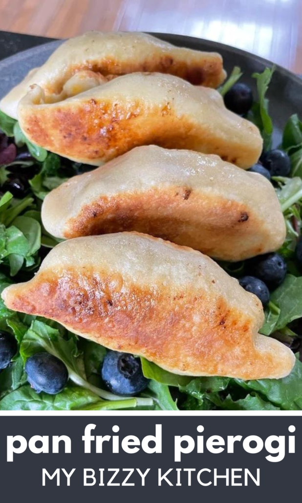Did you know pierogi dough is only 4 simple ingredients and takes minutes to make? Perfect way to use up any leftover protein or veggies at the end of the week. Pierogi Entree | Pierogi Recipe #weightwatchers #ww #pierogi