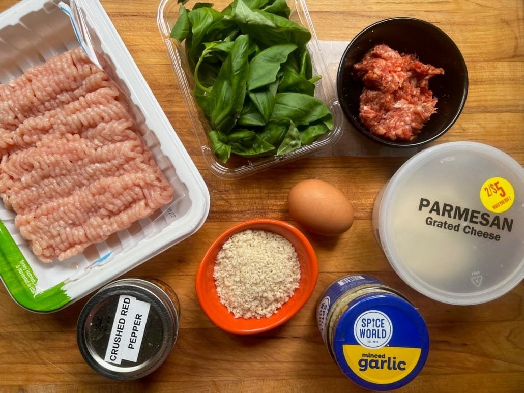 ingredients needed for the best turkey meat balls