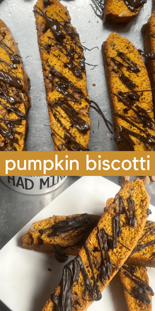 This recipe for pumpkin biscotti is hands down the best one I’ve made yet. And I’ve made a lot of biscotti over the years! There is a fine balance between being crispy enough, without being hard to bite, but also tender enough so it doesn’t crumble. This easy pumpkin biscotti recipe achieved both goals! #ww #weightwatchers #pumpkin #biscotti