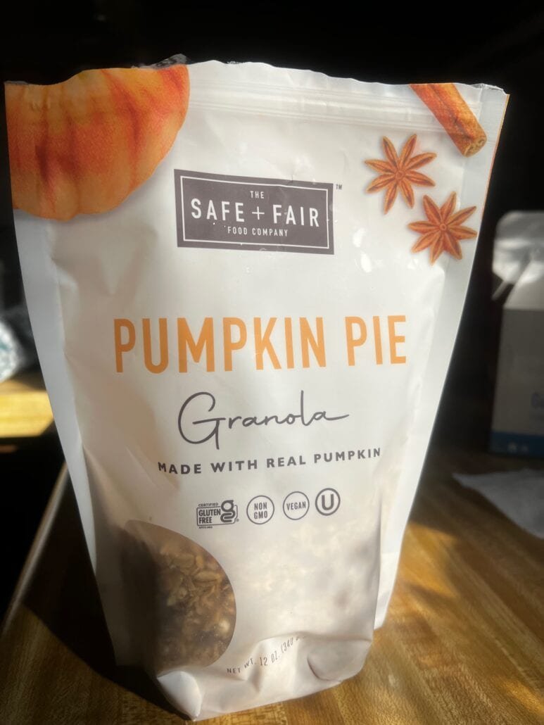 pumpkin pie granola