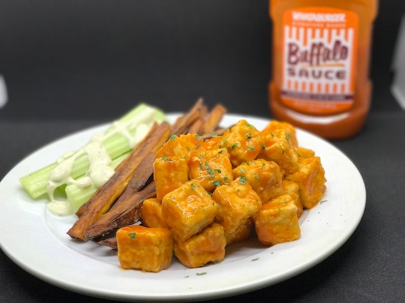 buffalo tofu bites