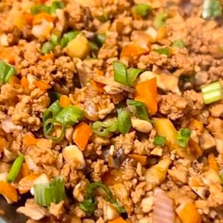 Chicken Lettuce Wraps and Egg Rolls