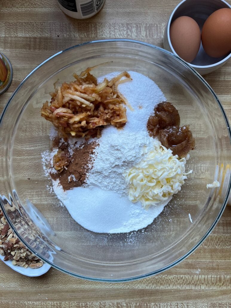 these are the ingredients needed to make almond scones