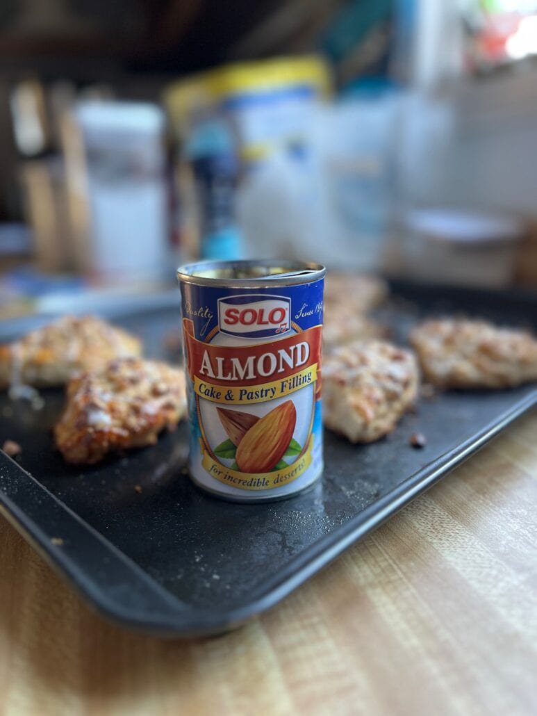 this is a can of almond paste