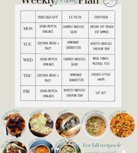 Meal Plan for Week of January 23, 2023