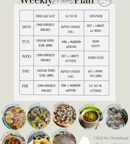Weekly Meal Plan for February 20, 2023