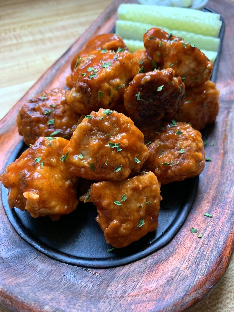 these buffalo bites are perfect for game day
