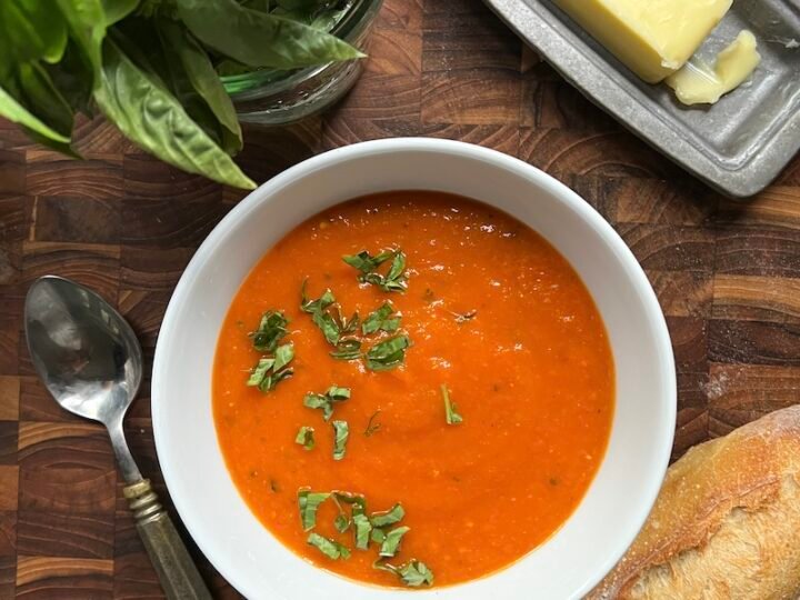 Heirloom Tomato Basil Soup