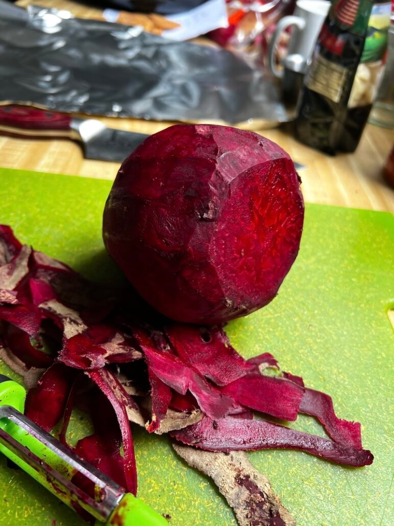 Peeled beet