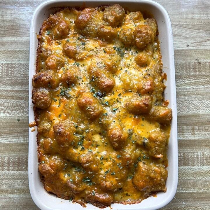 this is a photo of tater tot casserole