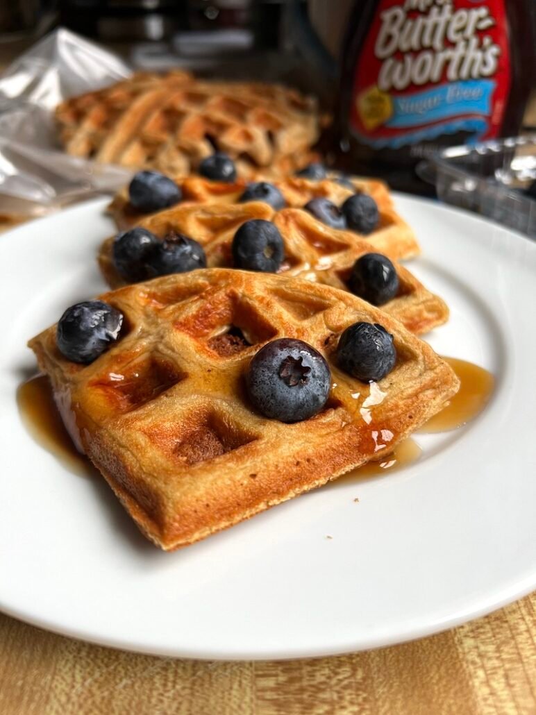 these are protein waffles with 9 grams of protein per waffle