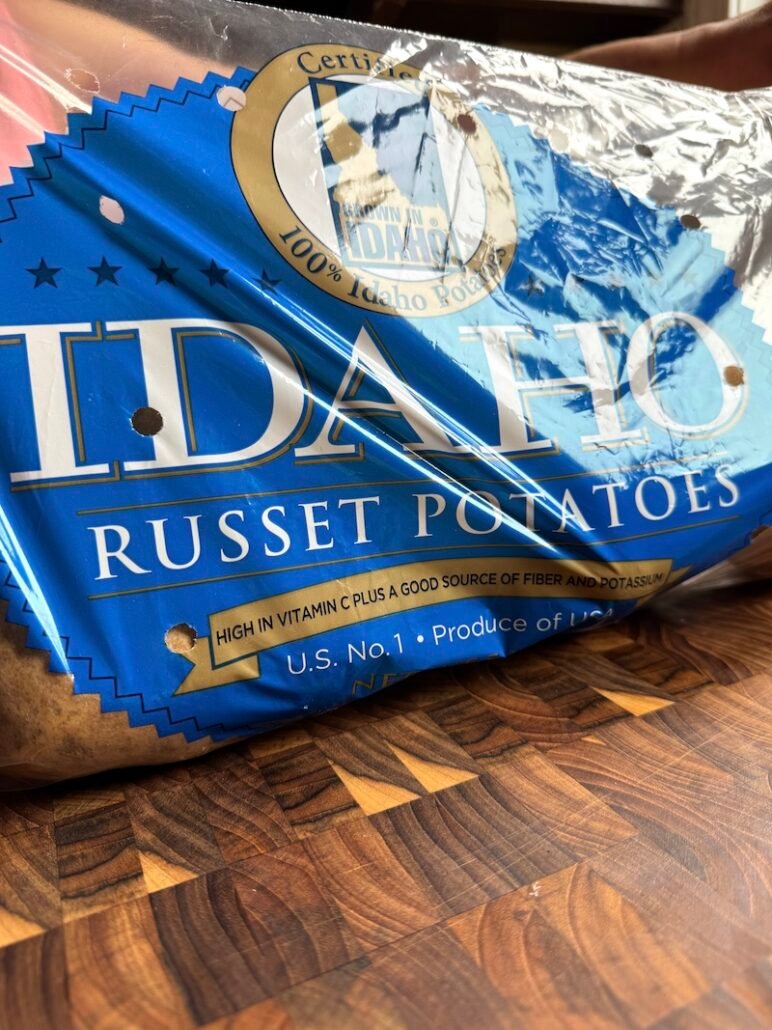 this is a bag of idaho potatoes