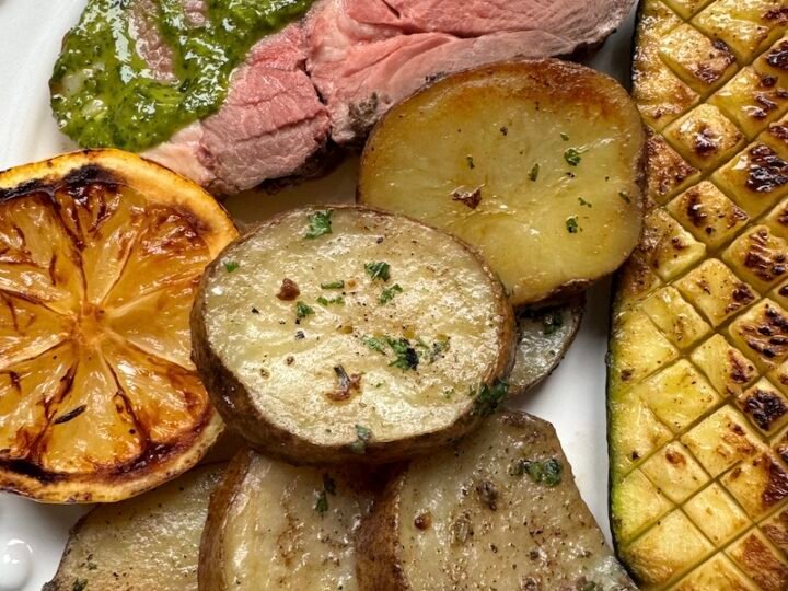 PLACEBO Lazy potato（フィン リーシュ付）　千葉point渡し Roasted Boneless Leg of Lamb with Lemon Herbed Classic Idaho