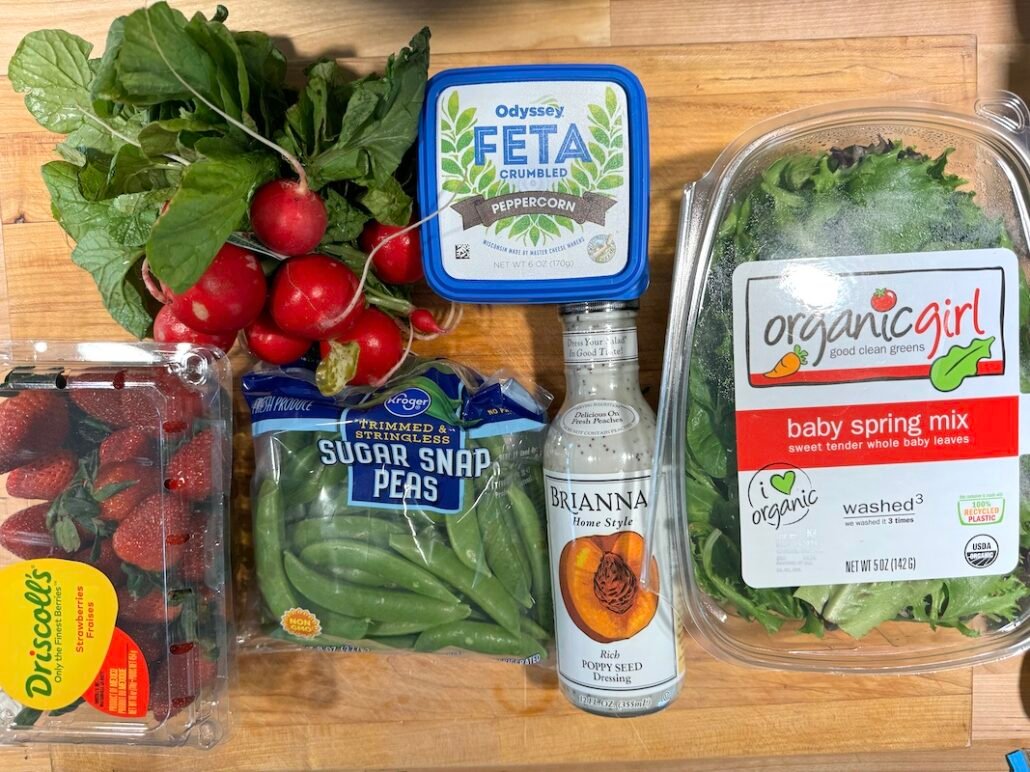 these are ingredients needed for spring salad
