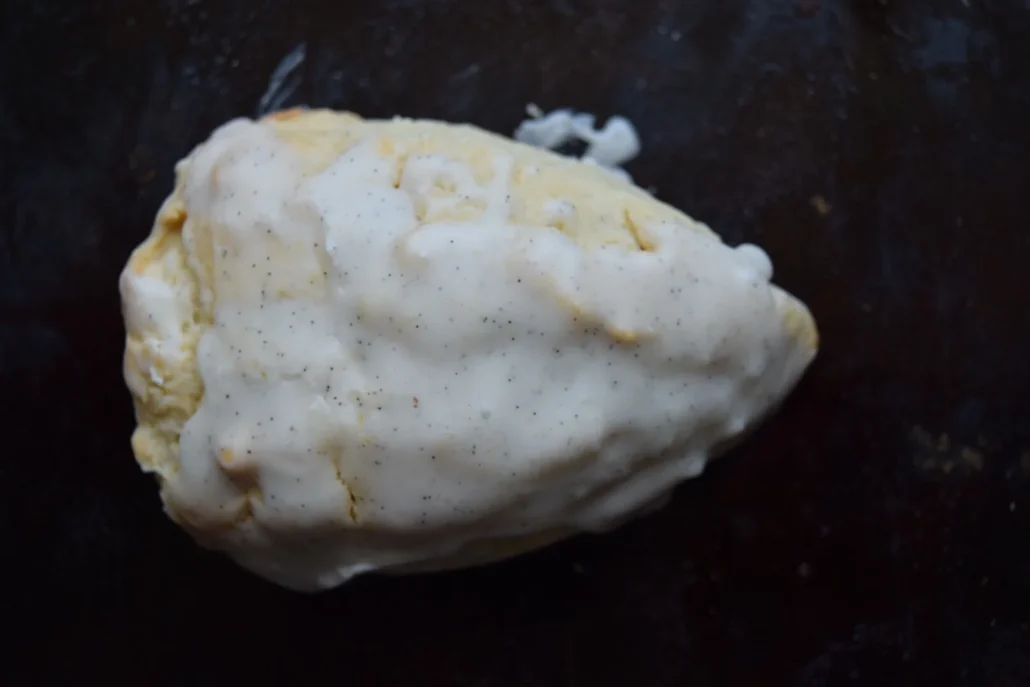 This is a copycat recipe of Starbucks vanilla bean scone