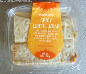 trader joe's spicy lentil wrap